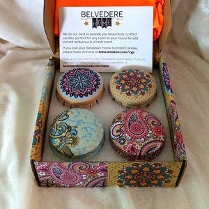 New Belvedere Home Scented Candles Set